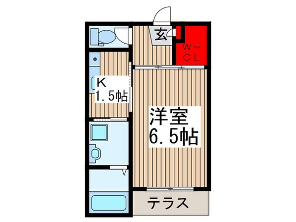 パルゼ武蔵浦和の物件間取画像